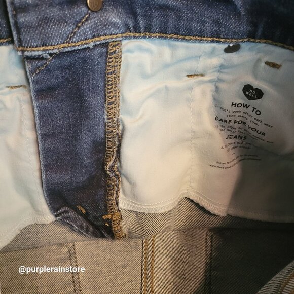 Madewell Jeans 28 Skinny 9" Mid Rise Woodland Wash MA938 Tummy Control Stretch - Picture 4 of 13